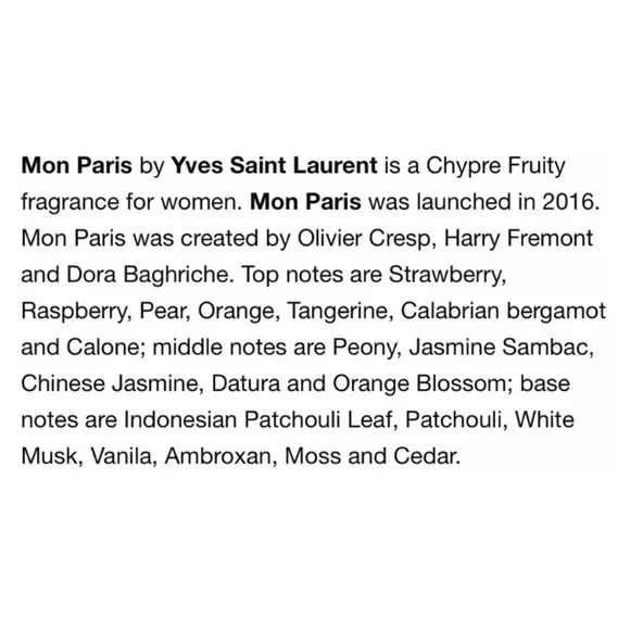 🍓RESERVED | YVES SAINT LAURENT Mon Paris Eau de Parfum Mini - .25 fl oz x 3 - Picture 6 of 8